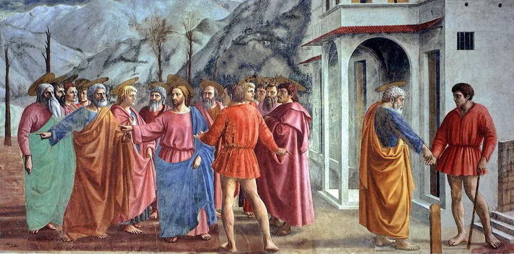 Brancacci Chapel in Florence - A small chapel at the end of the transept of Santa Maria del Carmine, its walls covered...