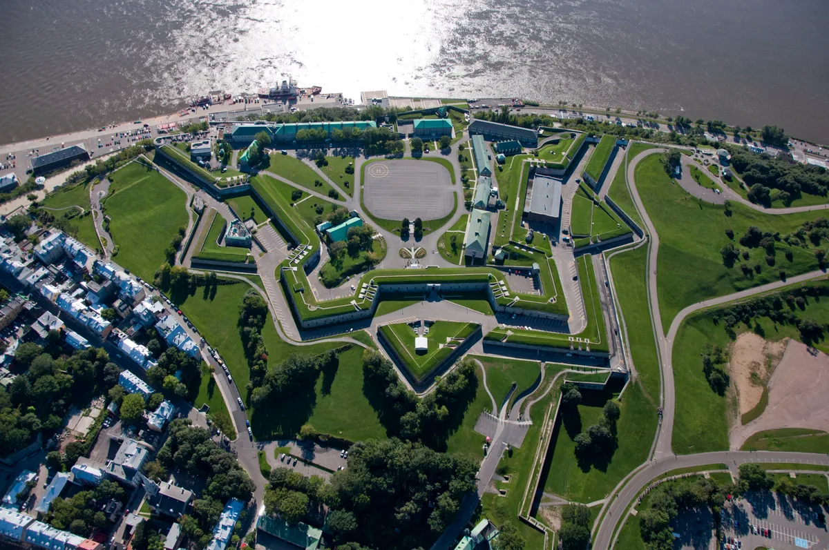 Citadelle de Québec in Québec City - A four-pointed star fort of grey stone and grassy ramparts crowning Cap Diamant, the city’s highest point