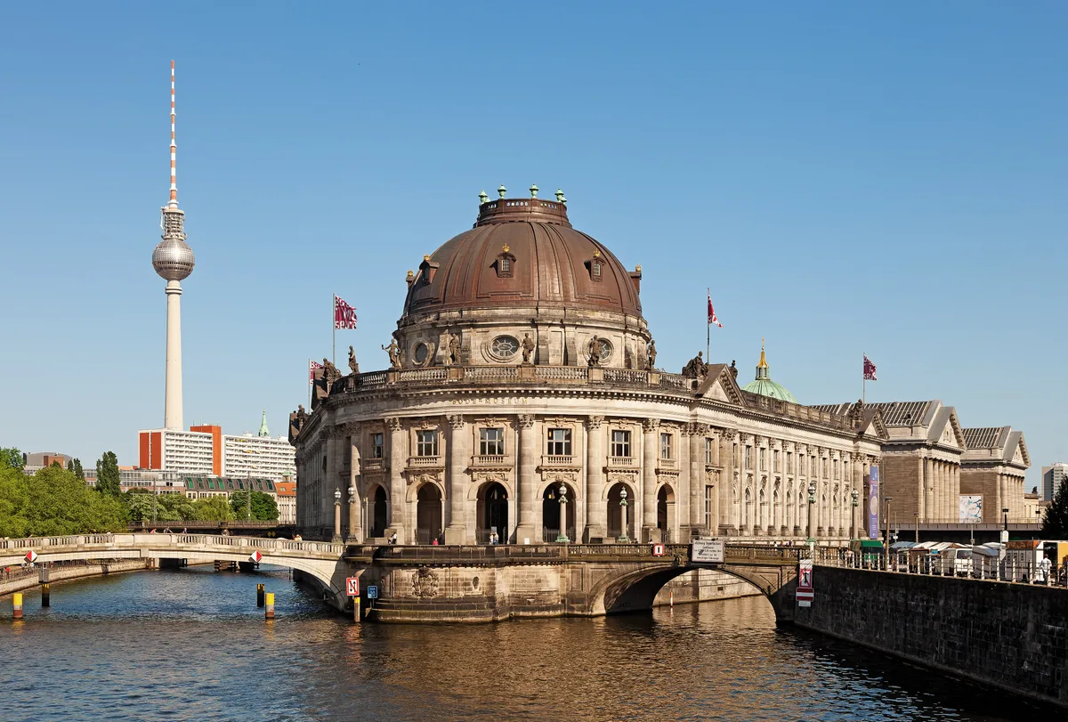 Museum Island in Berlin - Five purpose-built museum buildings clustered on the northern half of a small island in the...