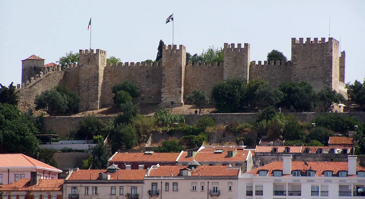 São Jorge Castle in Lisbon - The Moorish citadel and royal castle crowning the highest hill above the Alfama