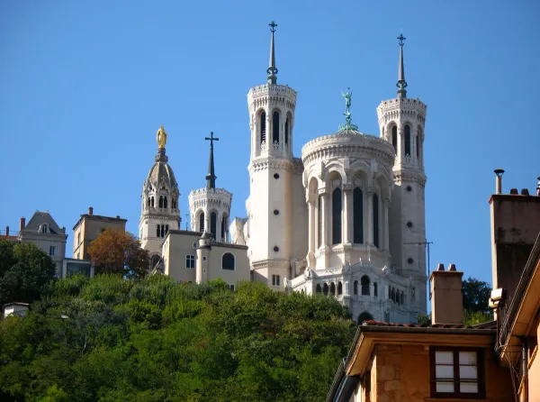 Basilica of Notre-Dame de Fourvière in Lyon