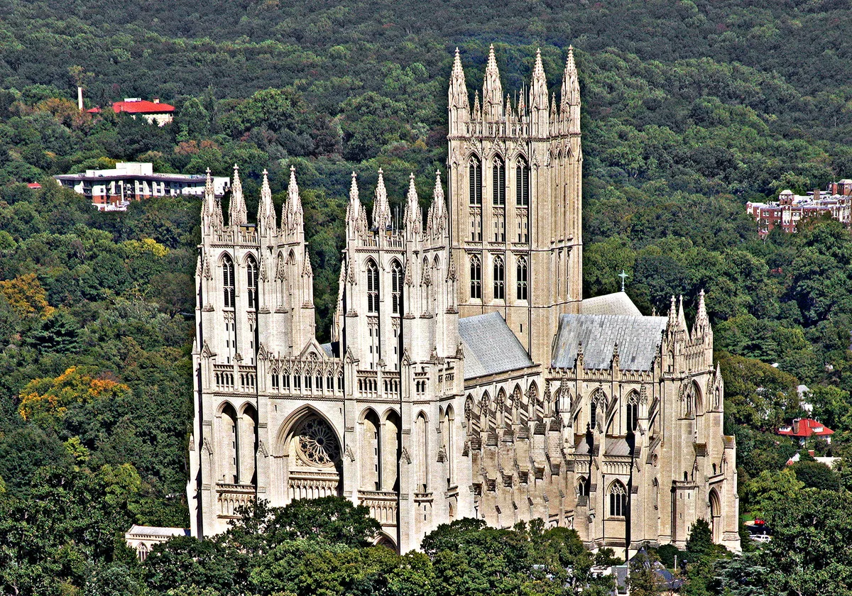 Washington National Cathedral in Washington DC - The Gothic Revival Episcopal cathedral rising above the city’s northwest heights